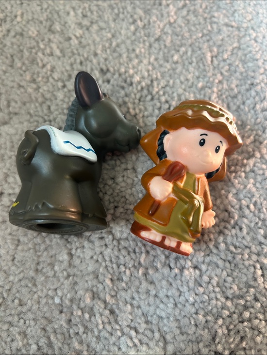 Fisher-Price Other - Little People Nativity scene donkey and Joseph